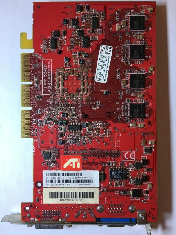 ATI Radeon 9500 Pro AGP card