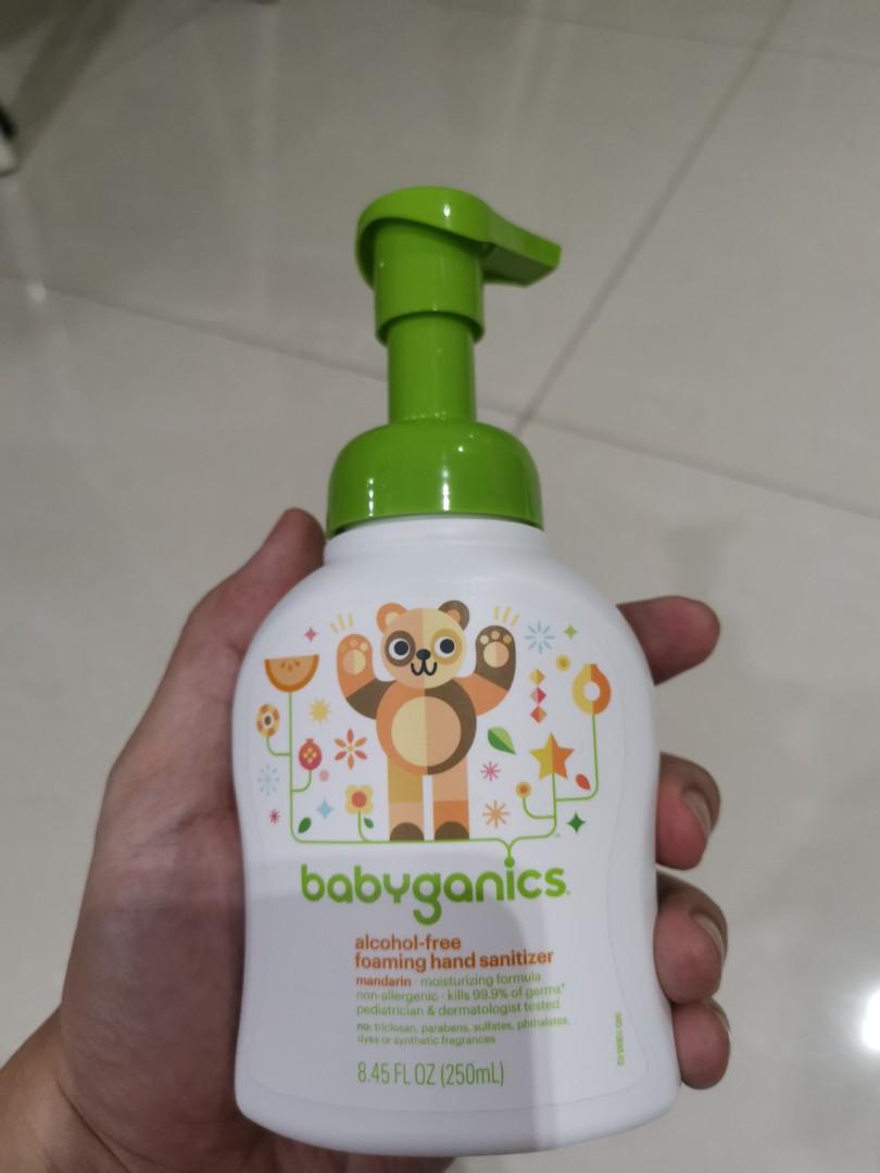 baby organics foaming hand sanitizer