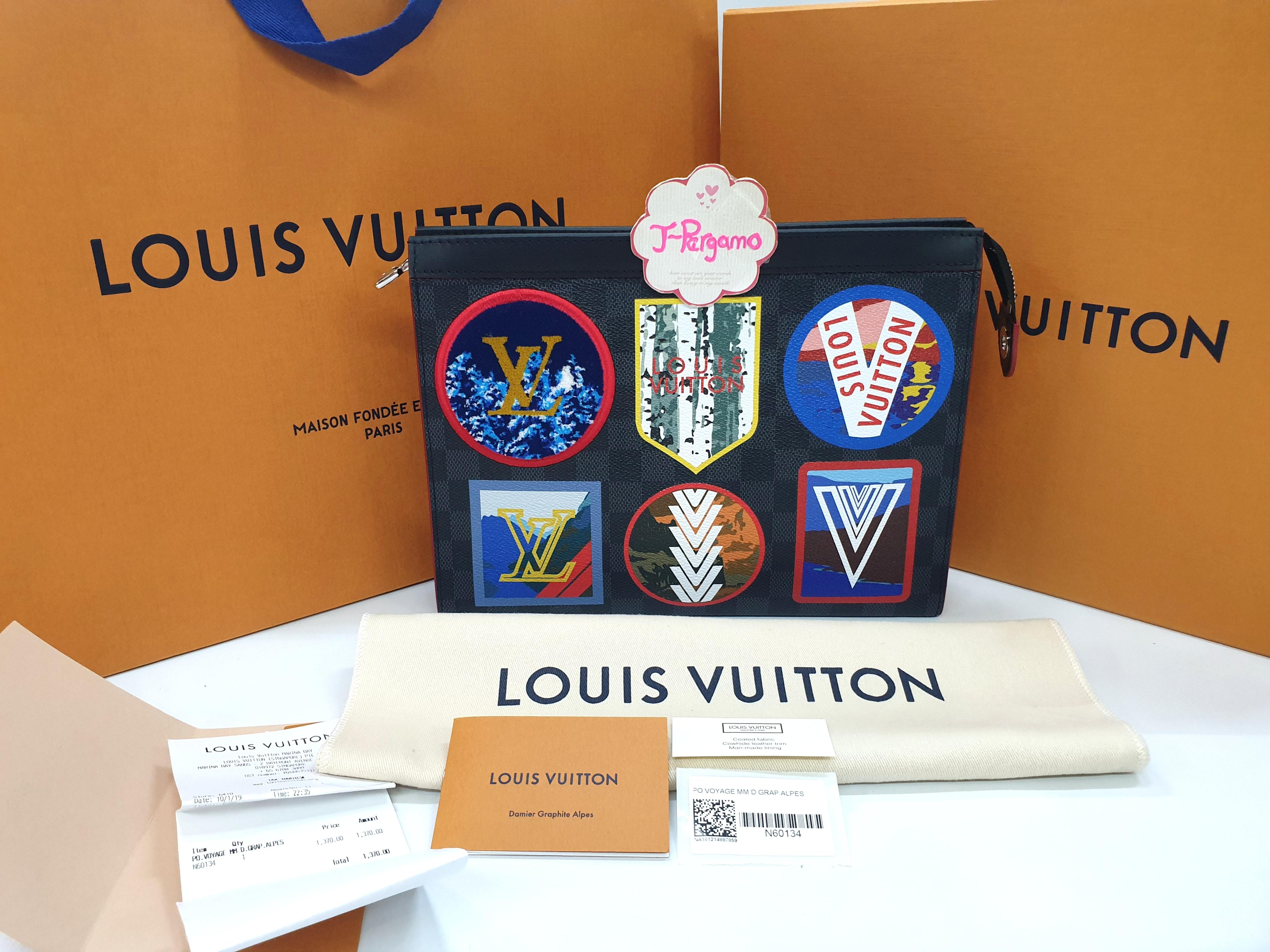 Louis Vuitton Pochette Voyage Limited Edition Damier Graphite