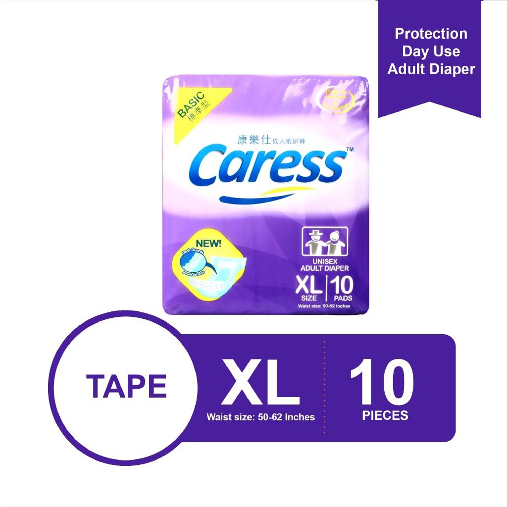 Caress Adult Diaper XL 10s, Beauty & Personal Care, Sanitary Hygiene on