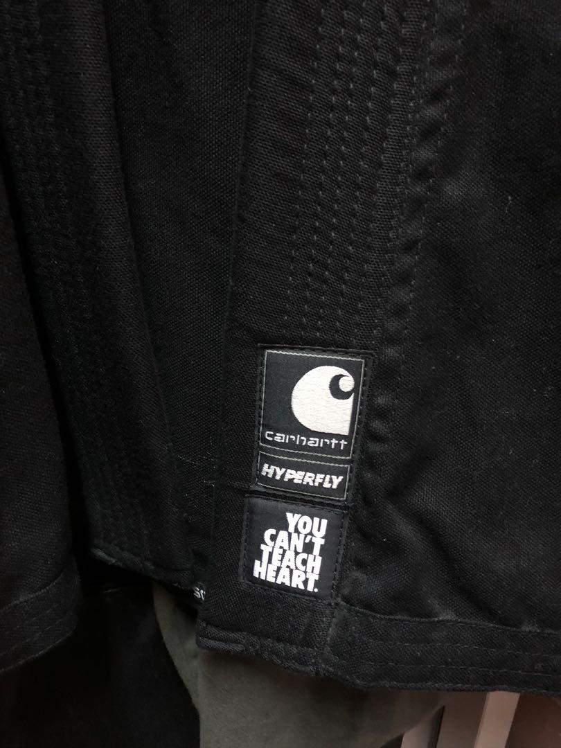 恕不講價)carhartt X Hyperfly柔道外套黑色, 男裝, 外套及戶外衣服