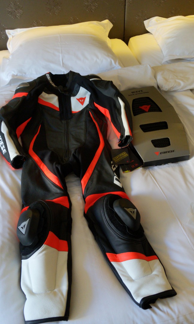 Dainese VELOSTER Leather Perforated Racing Suit Size 50