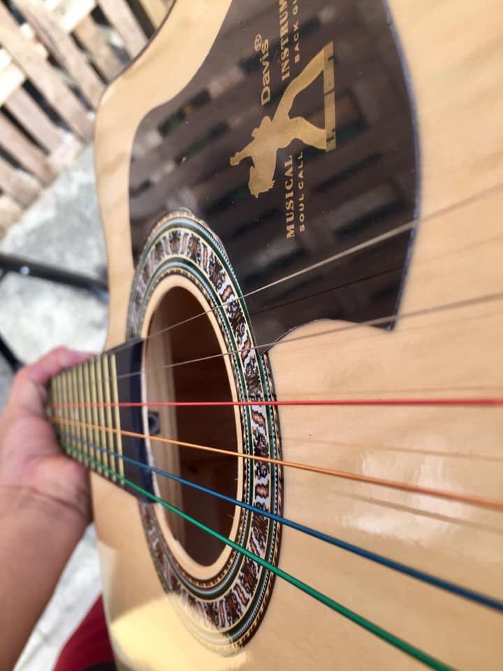 Davis JG38C Acoustic Guitar w FREE Tuner Capo Hobbies Toys