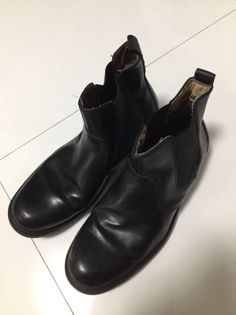 dockers leather boots