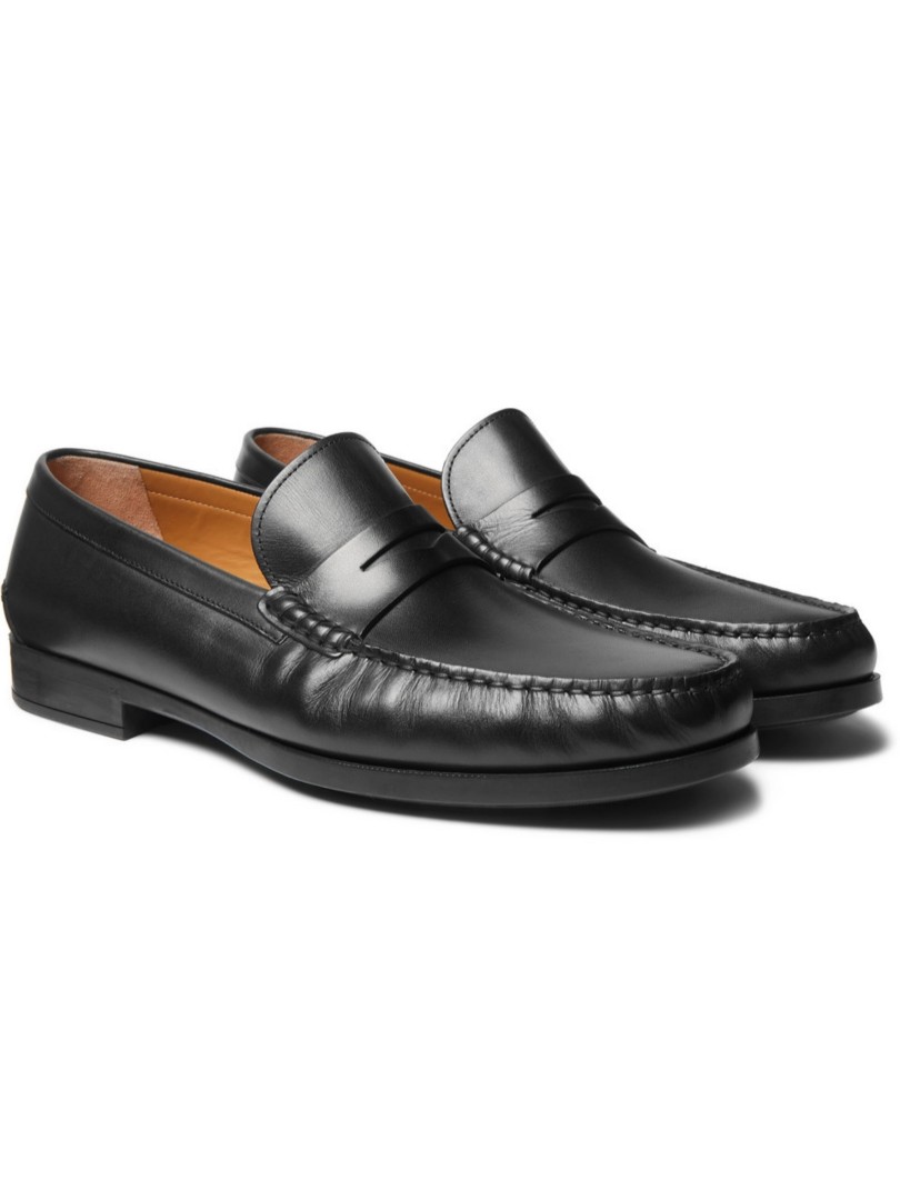 Hugo Boss Penny Loafers, Men's Fashion 
