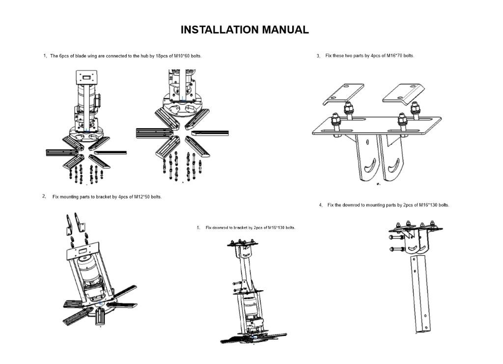 Industrial Fan Ceiling Fan Big Fan Giant Fan Hvls On Carousell