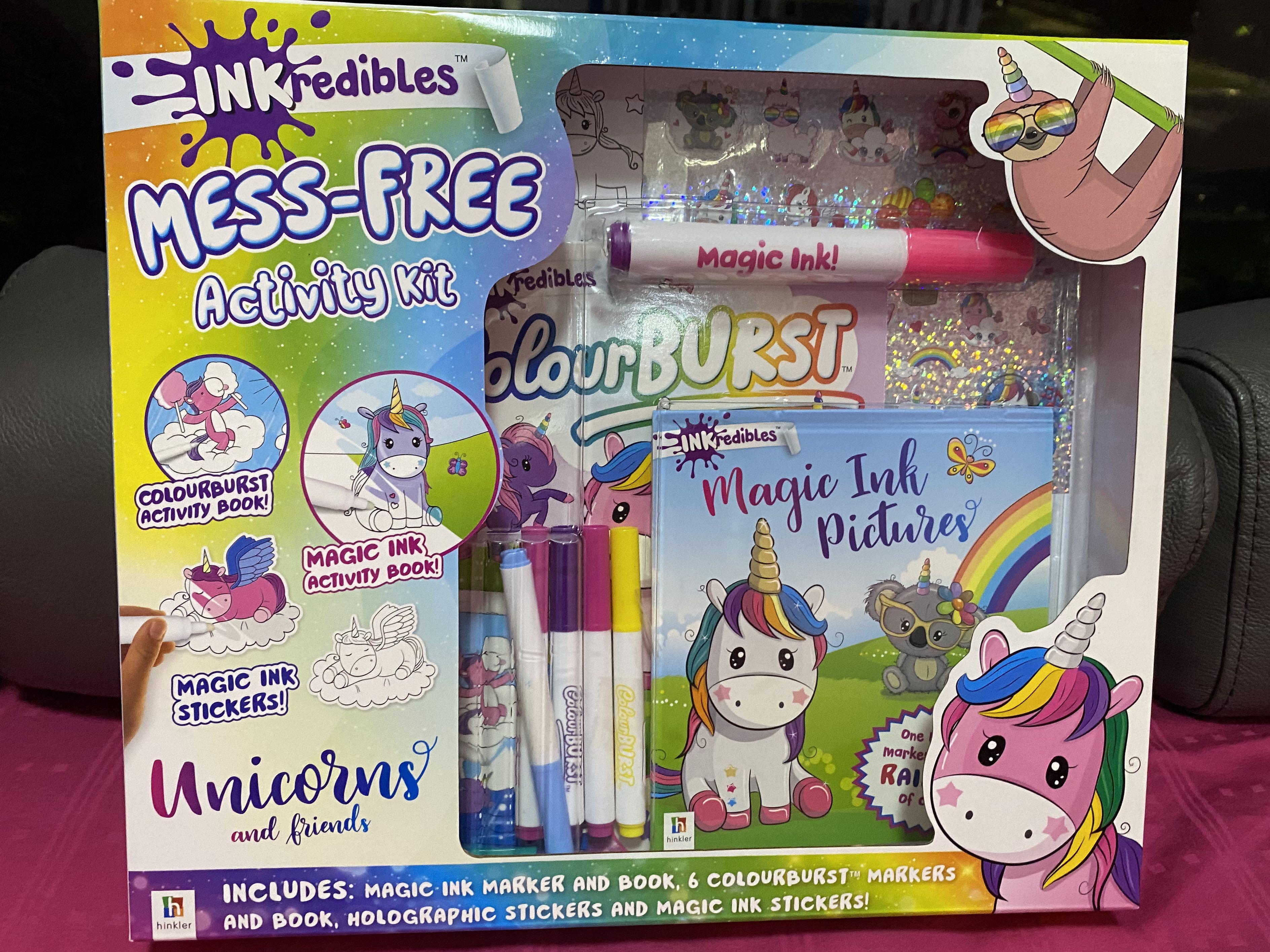 Inkcredibles Mess Free Magic Ink Unicorn Activity Kit Toys Games Others On Carousell Makeup kit game for girls features: carousell