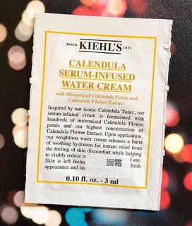 可買可換 exchange or $9each❗️ Kiehl's 3ml 金盞花修護精華面霜 Calendula serum-infused water cream64190025449603110