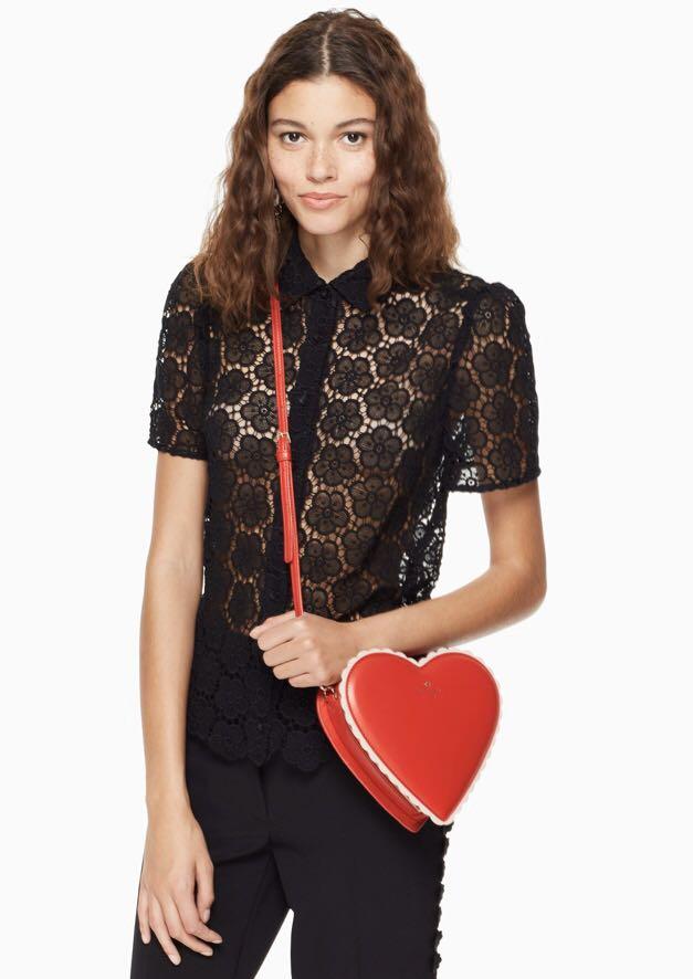 Chocolate heart bag kate spade deals