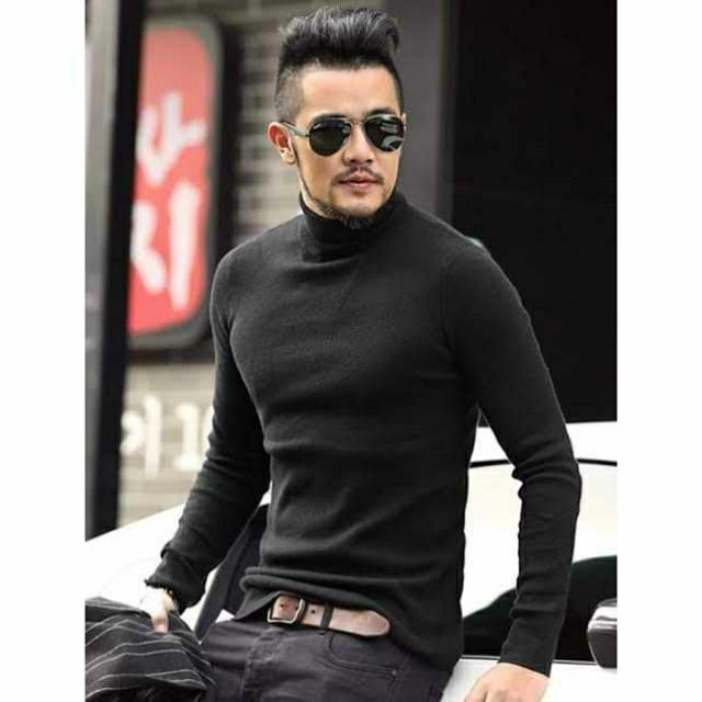 Long Sleeve Turtle-Neck Shirt (MEN 