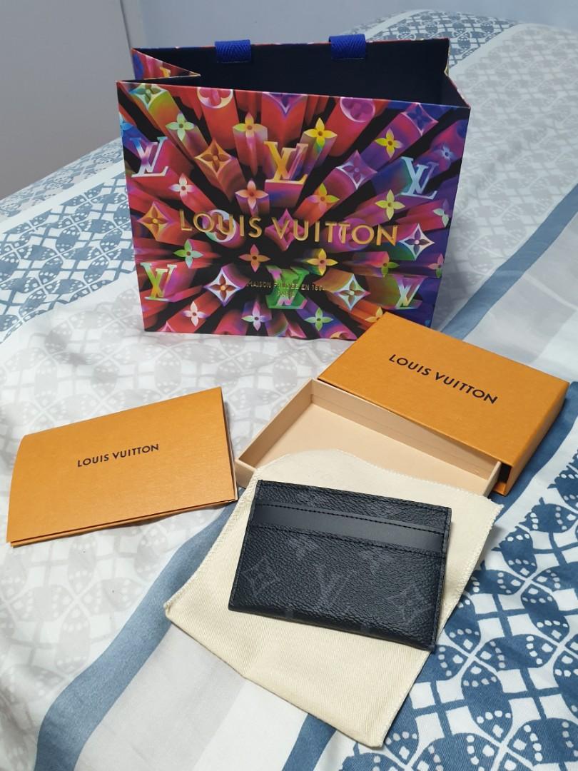 Louis Vuitton DOUBLE CARD HOLDER, Luxury, Bags & Wallets on Carousell