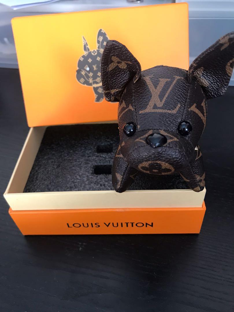 Louis Vuitton LV Bulldog Keychain, Women's Fashion, Jewelry & Organisers,  Accessory holder, box & organisers on Carousell