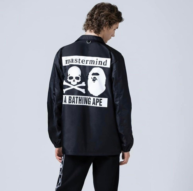 Bape college top coach jacket