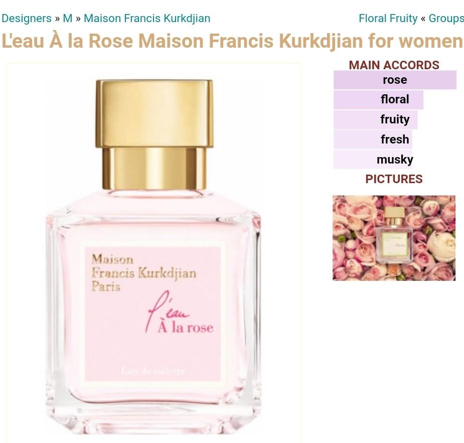 Maison francis kurkdjian a la rose travel size deals