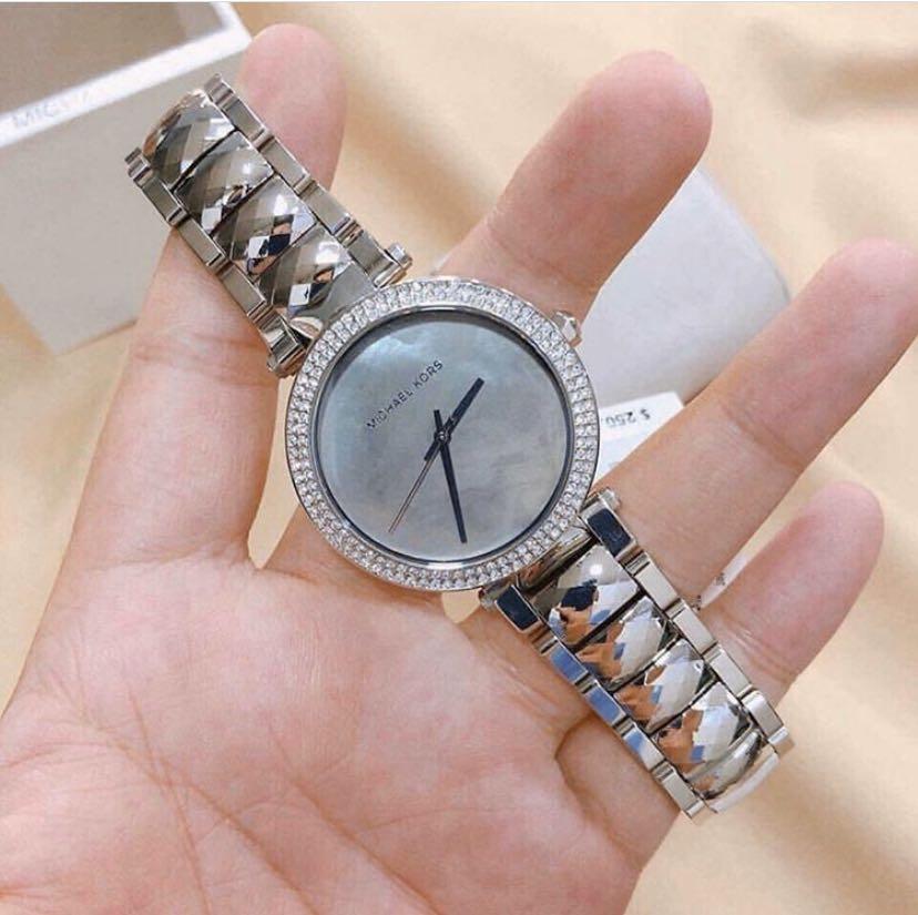 Michael Kors Parker Mother of Pearl Dial Ladies Watch MK6424