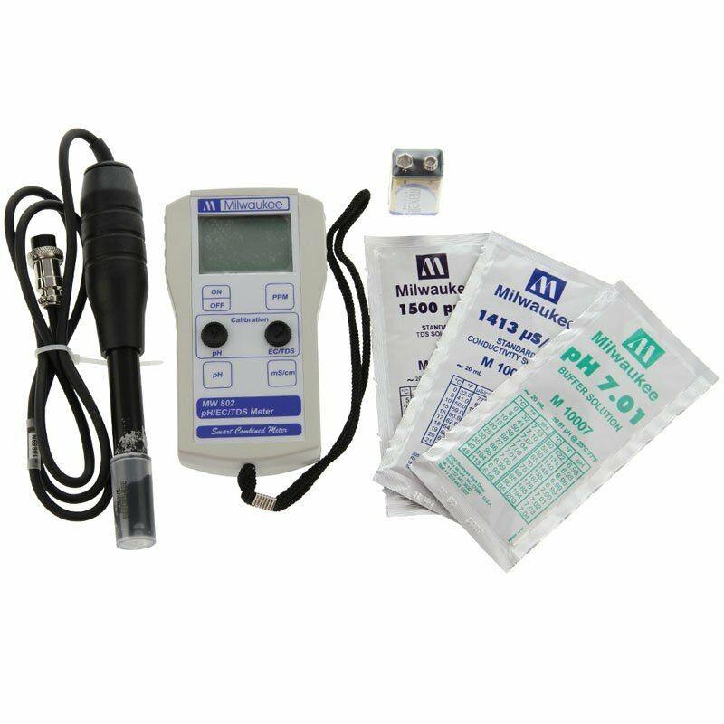 Milwaukee MW802 Smart 3in1 Portable Meter (pH/EC/TDS) ( MW802 ), Furniture & Home Living