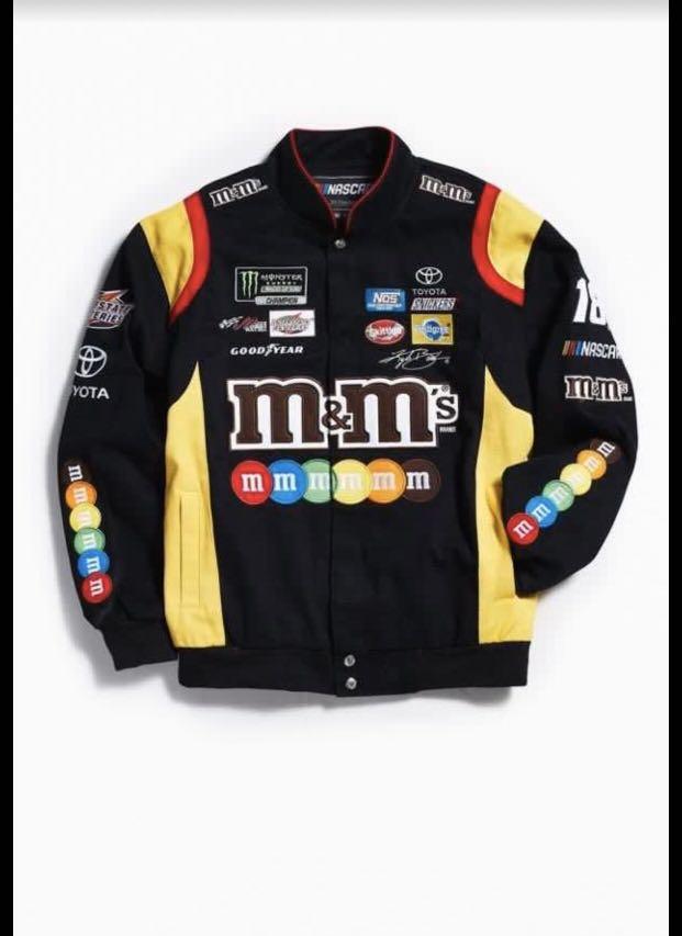 M&M nascar jacket, Motorcycles, Motorcycle Apparel on Carousell
