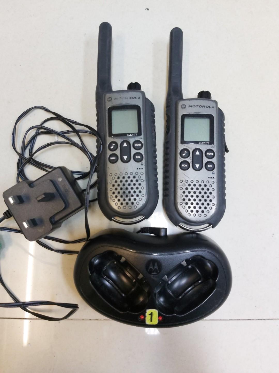 Talkie-walkie Motorola TLKR-T7 - Comme Neuf - Utilisé 1 Heure
