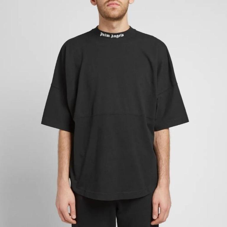 Palm Angels Mock Neck Tee Black XXS XXL Men s Fashion Tops