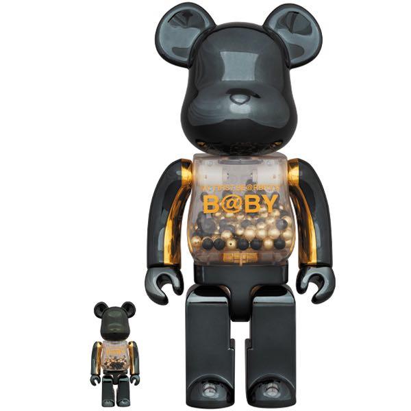 Preorder) BEARBRICK MY FIRST BE@RBRICK BABY innersect BLACK & GOLD 