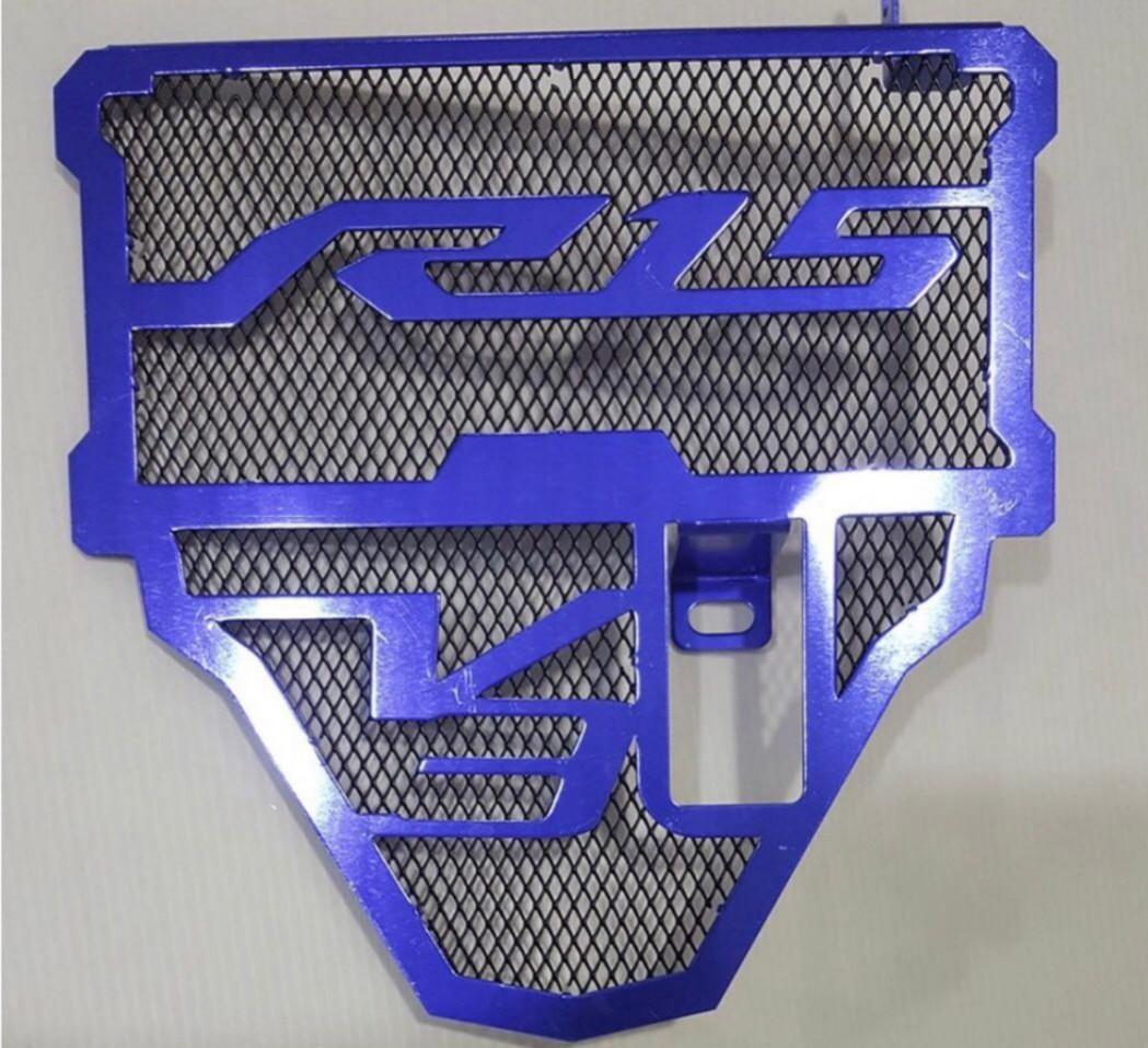 Radiator Guard R15 R15 V3 radiator guard, Motorcycles, Motorcycle Accessories on Carousell