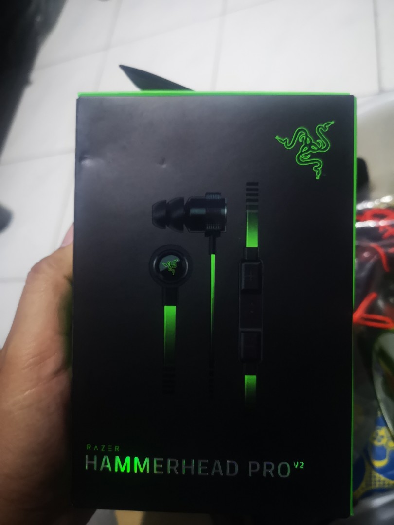 Razer Hammerhead Pro V2 With Issue Audio Earphones On Carousell Razer Hammerhead Pro V2 With Issue Audio Earphones On Carousell