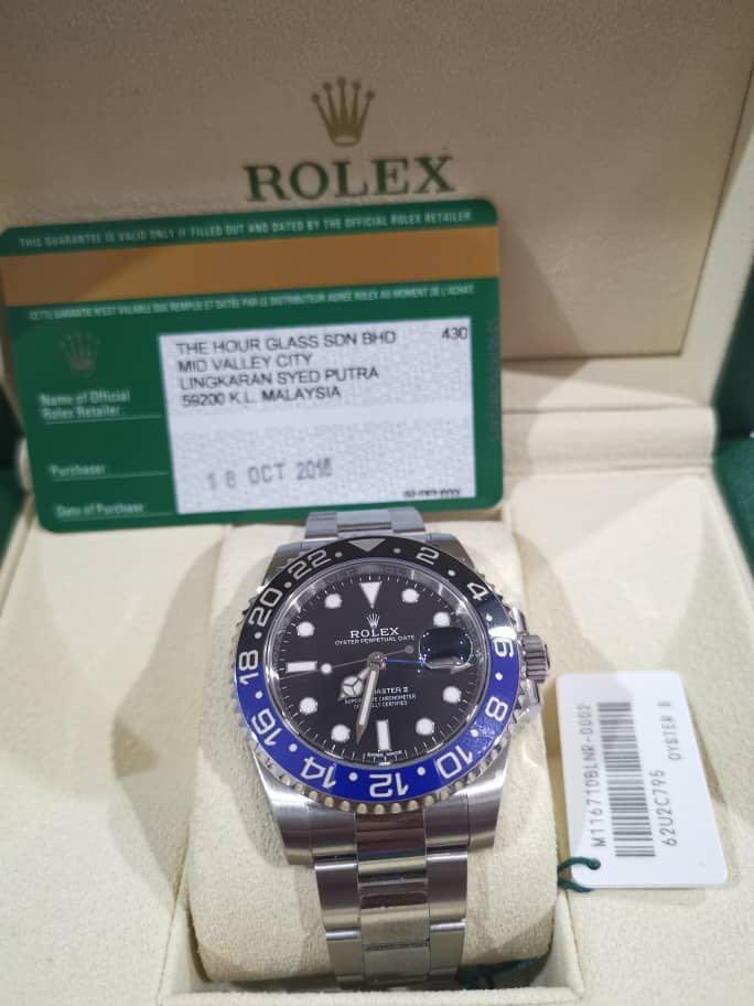Rolex Batman Men S Fashion Watches On Carousell