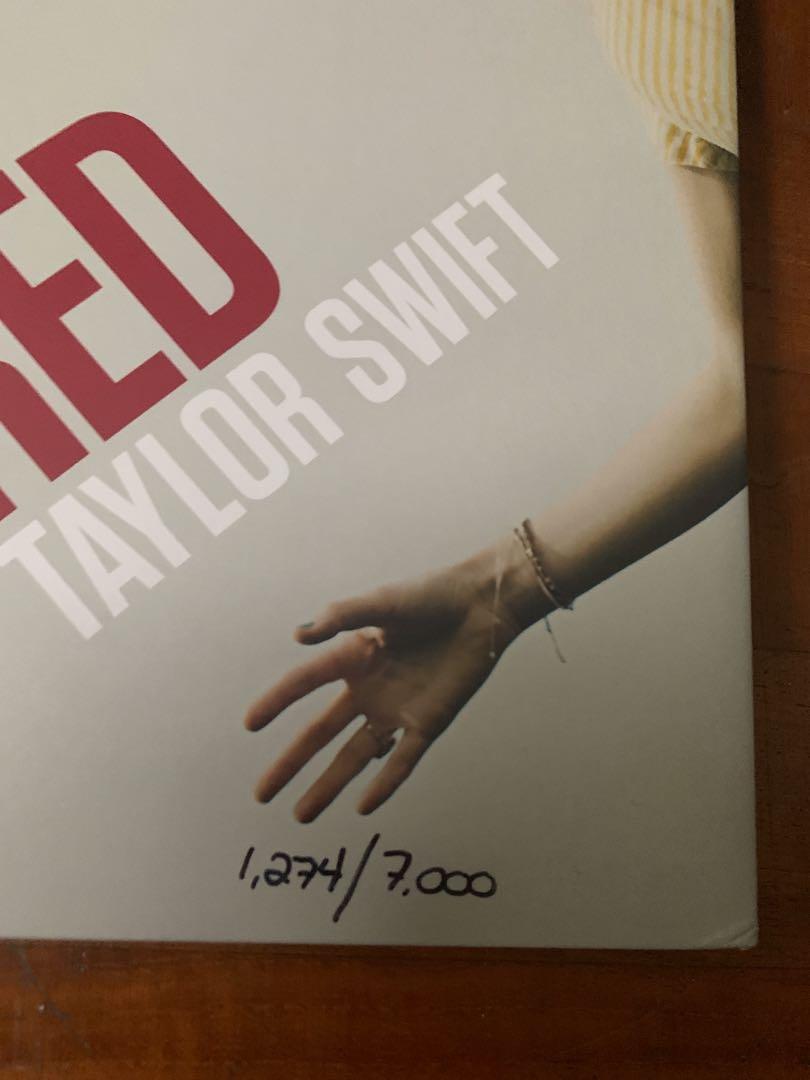 Taylor Swift Red RSD Black Friday 2019 Exclusive Crystal Clear Vinyl 2