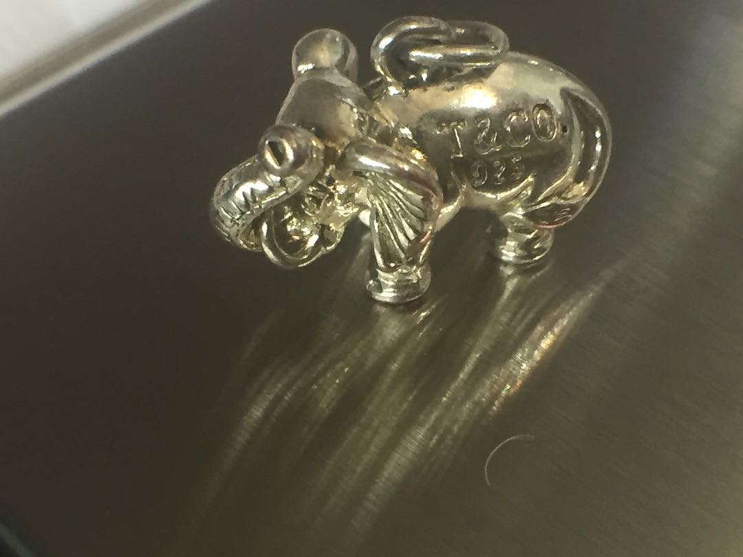 Decorated Elephant Bracelet - Rose/Silver - MBSBNH535 – Sarah Layton