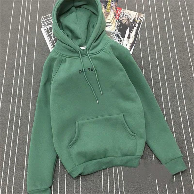 green hoodie sweater