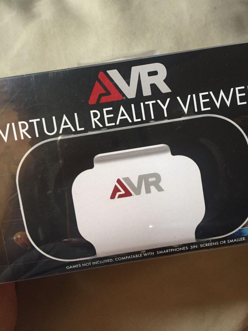 Virtual Reality Viewer (Category: Microphones) located in Makati City. Submitted by glamorous_finds (Listing ID 276323818, Image 1). Description: AVR Virtual Reality Viewer Brand New Never Been Used Just open to take a picture for Carousell .