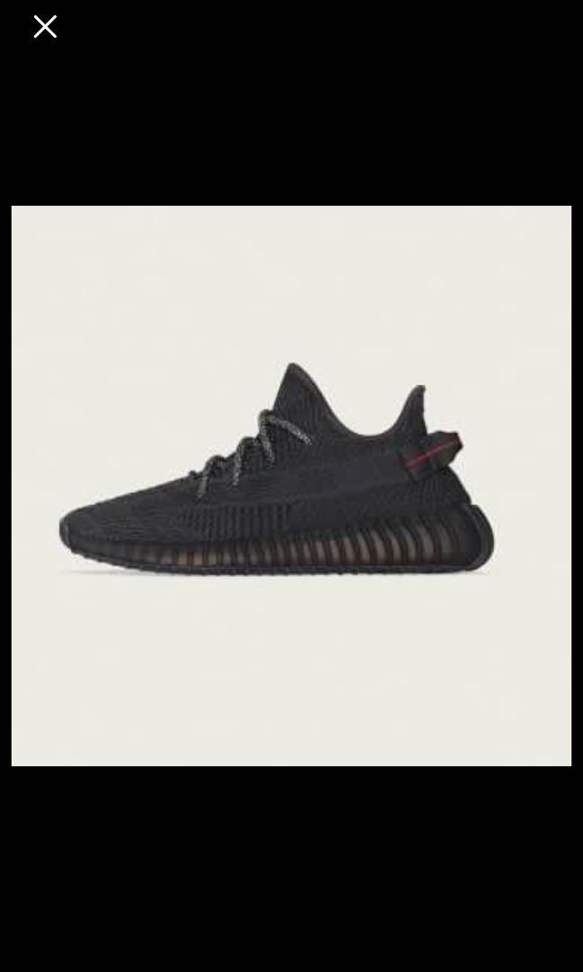 Yeezy 350 v2 black static nr, Men's Fashion, Footwear, Sneakers on Carousell