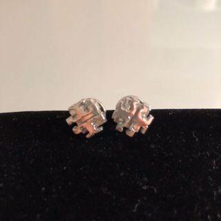 Tory Burch Small T logo stud earrings