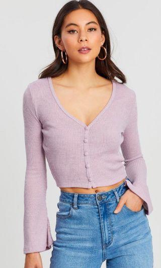 Lilac Button top