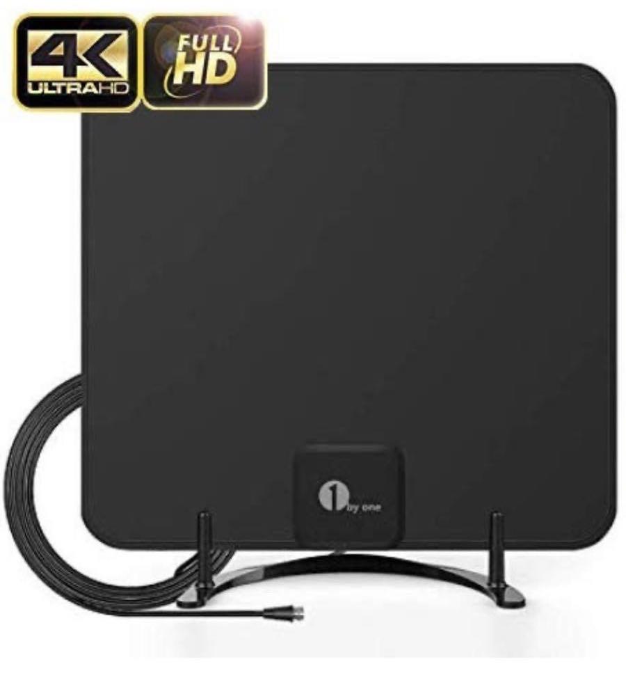 1byone Freeview Tv Aerial With Stand Hdtv Antenna With Excellent Performance For Digital Freeview And Analog Tv Signals Indoor Digital Tv Aerial Black Electronics Others On Carousell