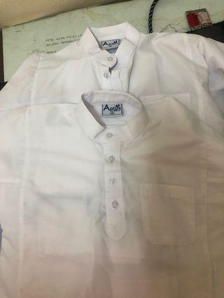 Baju melayu putih sekolah rendah