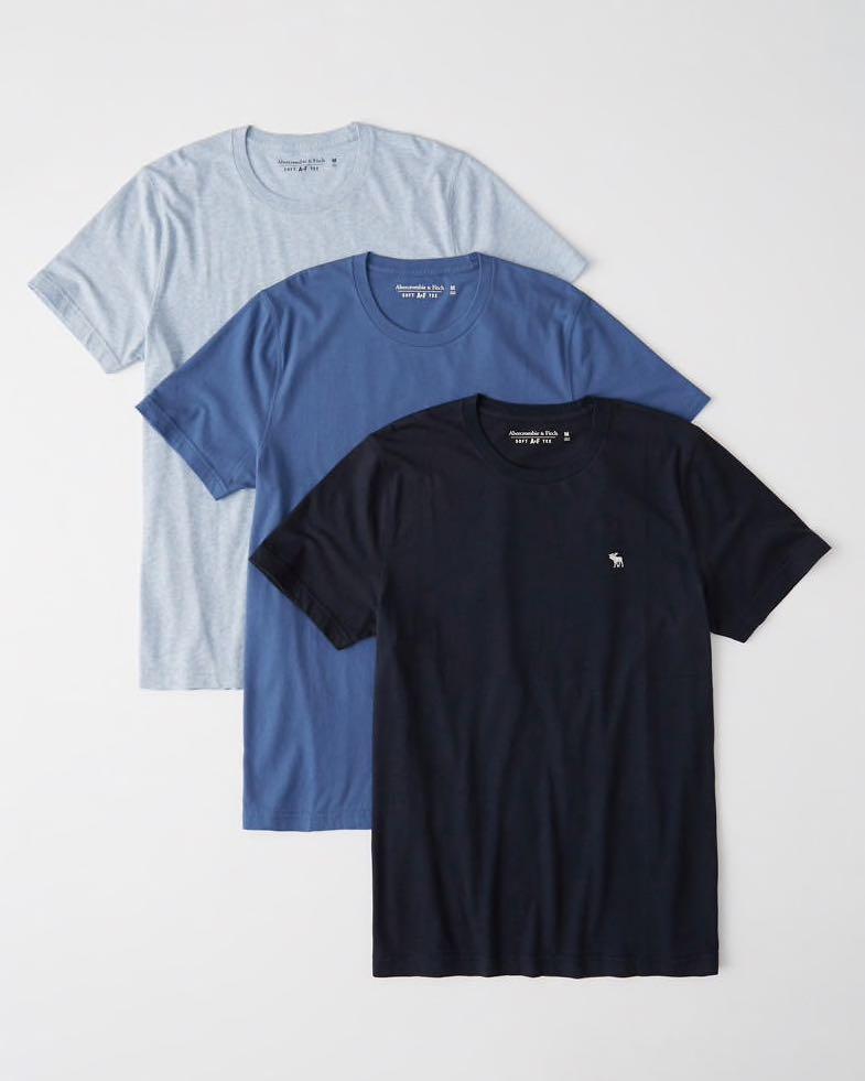 abercrombie & fitch t shirt pack
