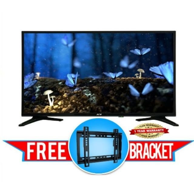 ACE 32 INCHES SLIM LED Tv FREE WALL BRACKET COD, TV & Home Appliances