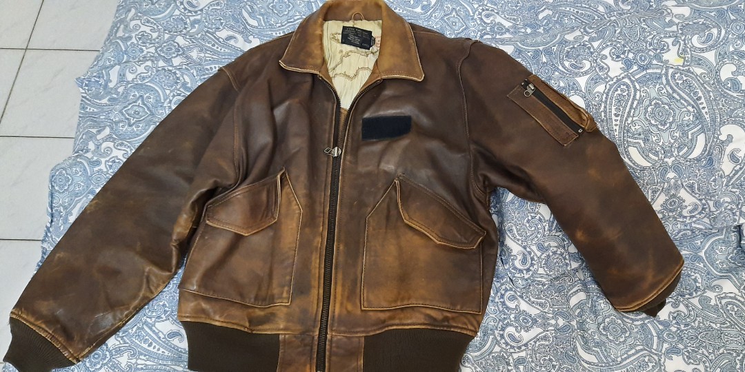 Aviator USAF leather jacket. Men s Fashion Coats Jackets and