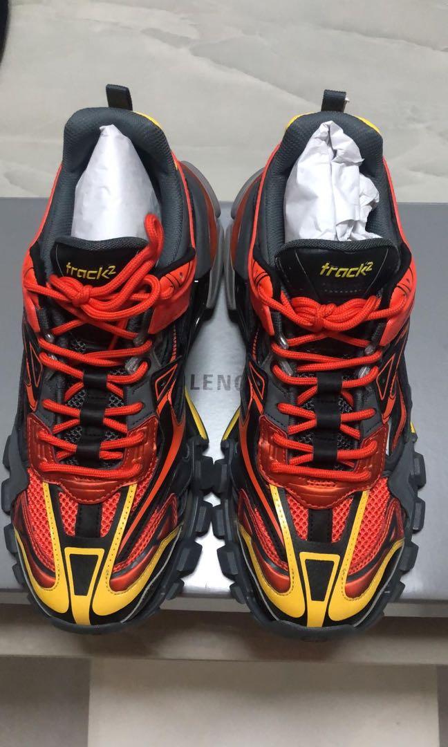 balenciaga track 2 orange
