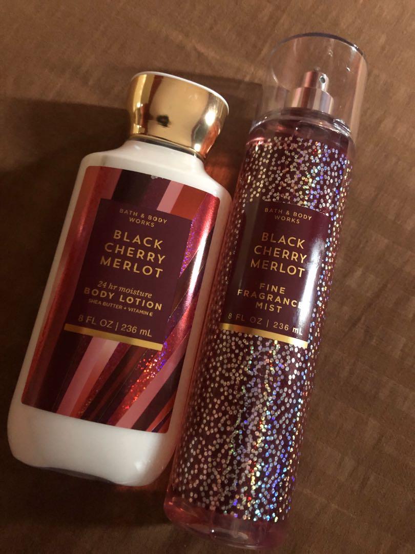 Bath And Body Works Black Cherry Merlot Health Beauty Perfumes Nail Care Others On Carousell
