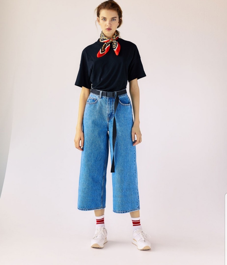 Bershka culotte jean Clearance