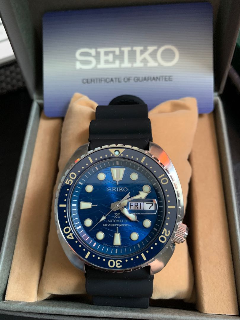 BNIB SEIKO ProSpex SBDY047 Blue Turtle Diver Watch Men s Fashion