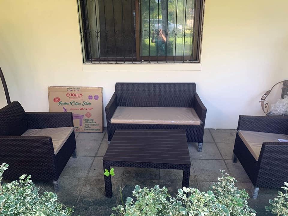 Sala set hot sale rattan