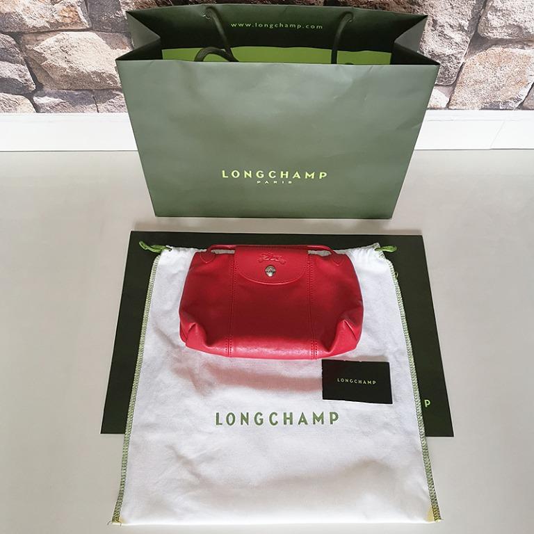 Longchamp Le Pliage Cuir mini XS, Luxury, Bags & Wallets on Carousell