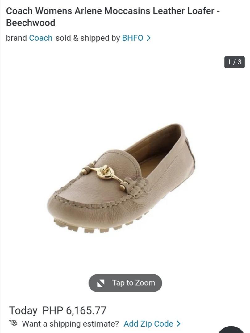 Coach arlene loafers size 6 Women s Fashion Footwear Loafers on Carousell