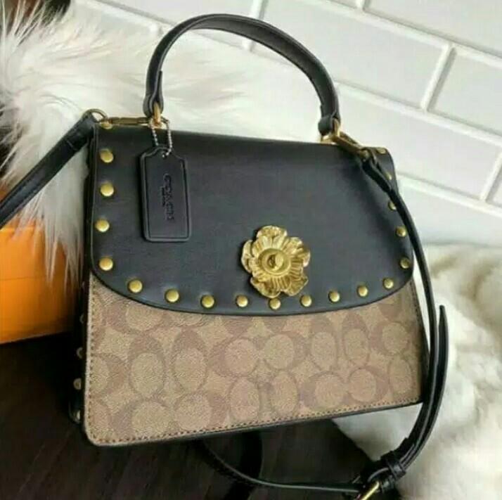 Coach Parker Top Handle Rivet on Carousell