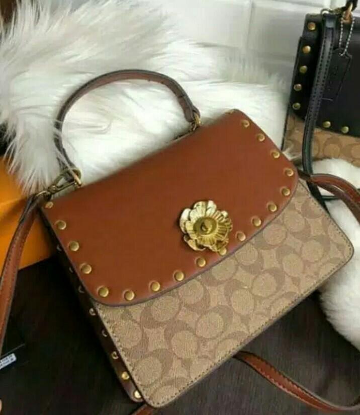 Coach Parker Top Handle Rivet on Carousell