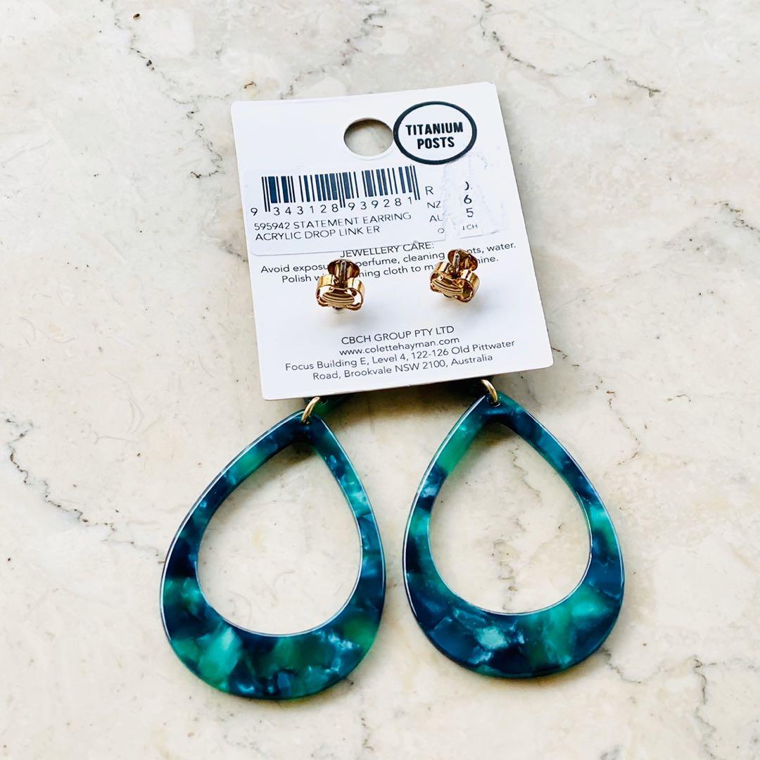 colette hayman earrings women s fashion jewelry earrings on carousell