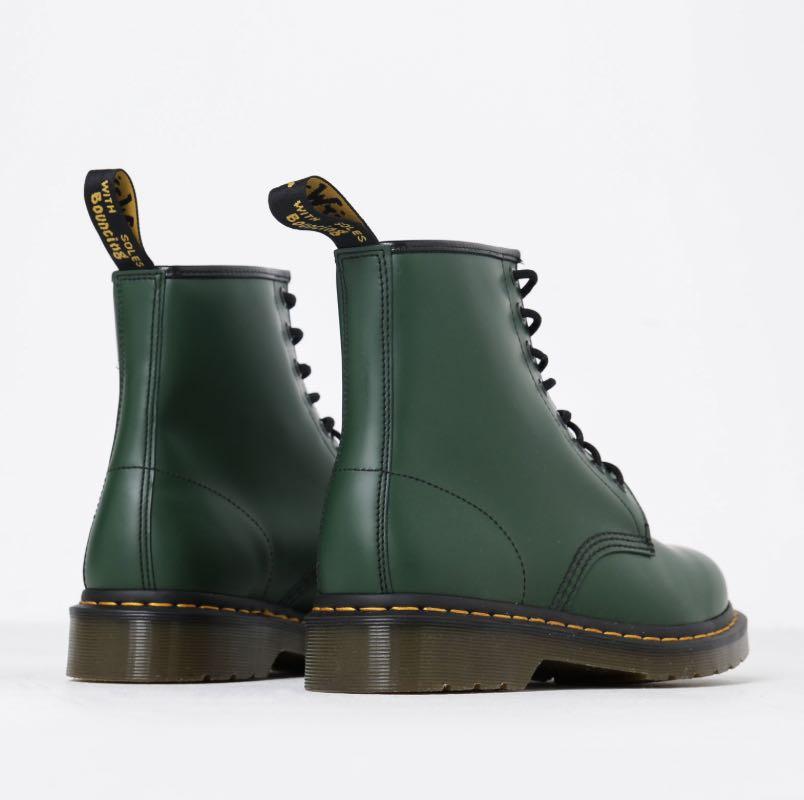 army green doc martens